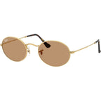 Oval RB3547, Arista/Brown Glass Lenses 51 Eye Size