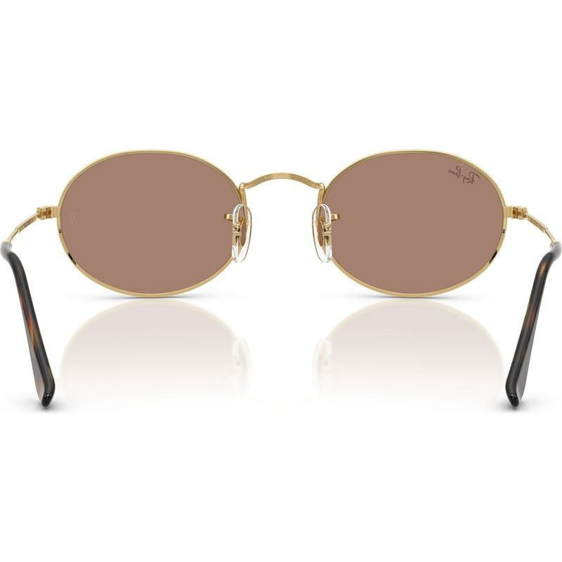 Oval RB3547, Arista/Light Violet Glass Lenses 51 Eye Size