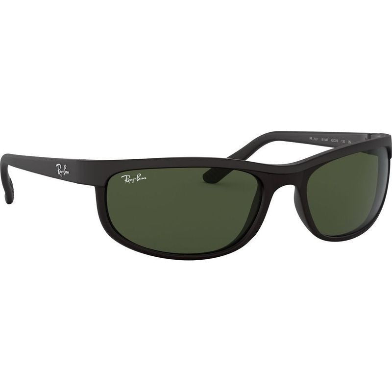 Predator 2 RB2027, Matte Black/Green Glass Lenses