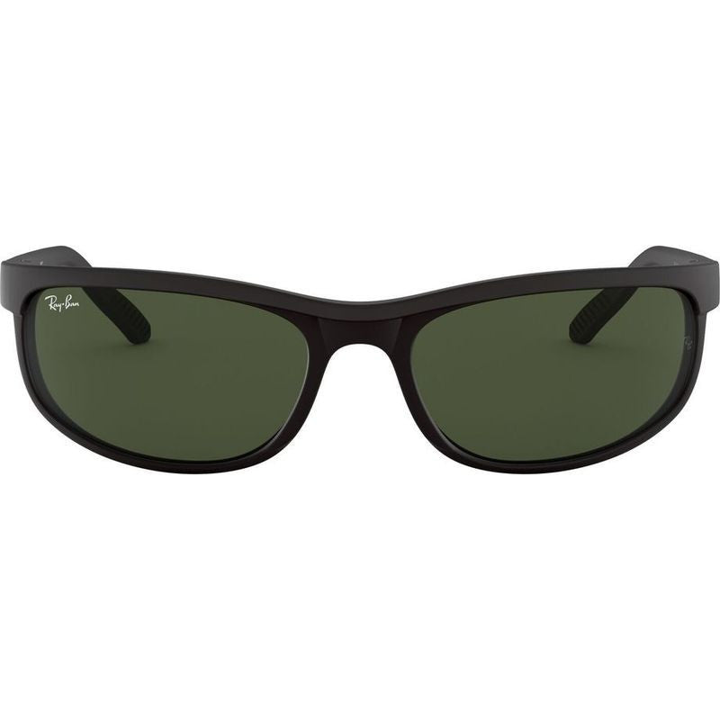 Predator 2 RB2027, Matte Black/Green Glass Lenses
