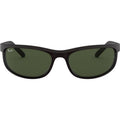 Predator 2 RB2027, Matte Black/Green Glass Lenses