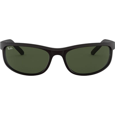 Predator 2 RB2027, Matte Black/Green Glass Lenses