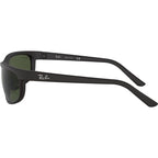 Predator 2 RB2027, Matte Black/Green Glass Lenses