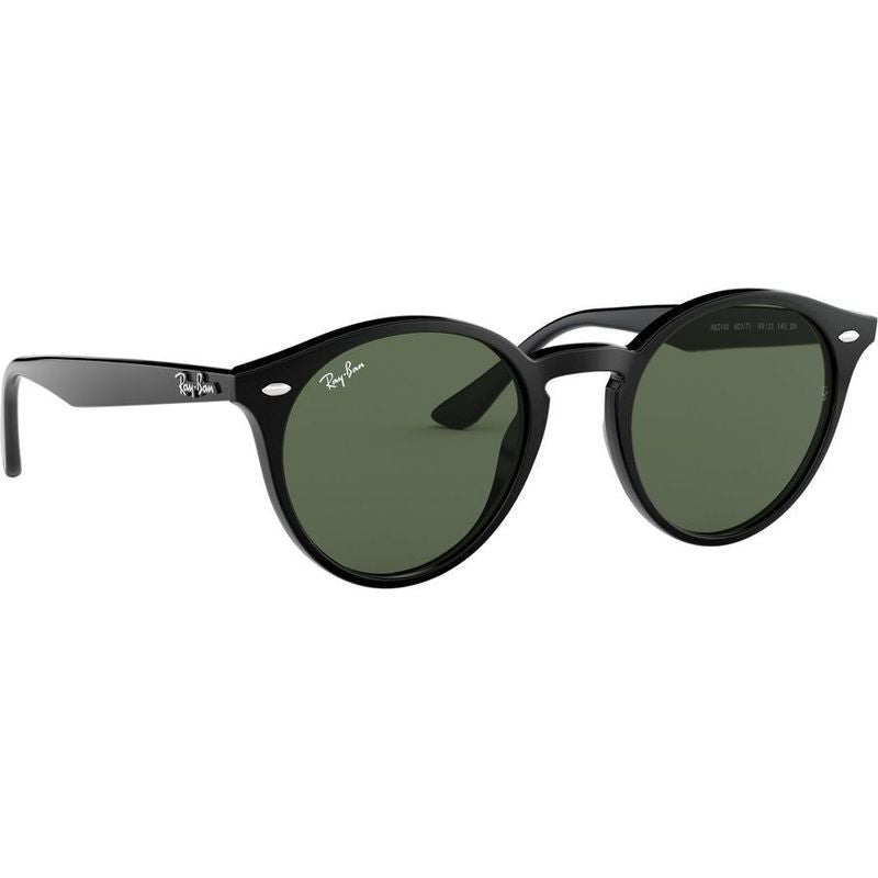 RB2180, Black/Dark Green Lenses 49 Eye Size
