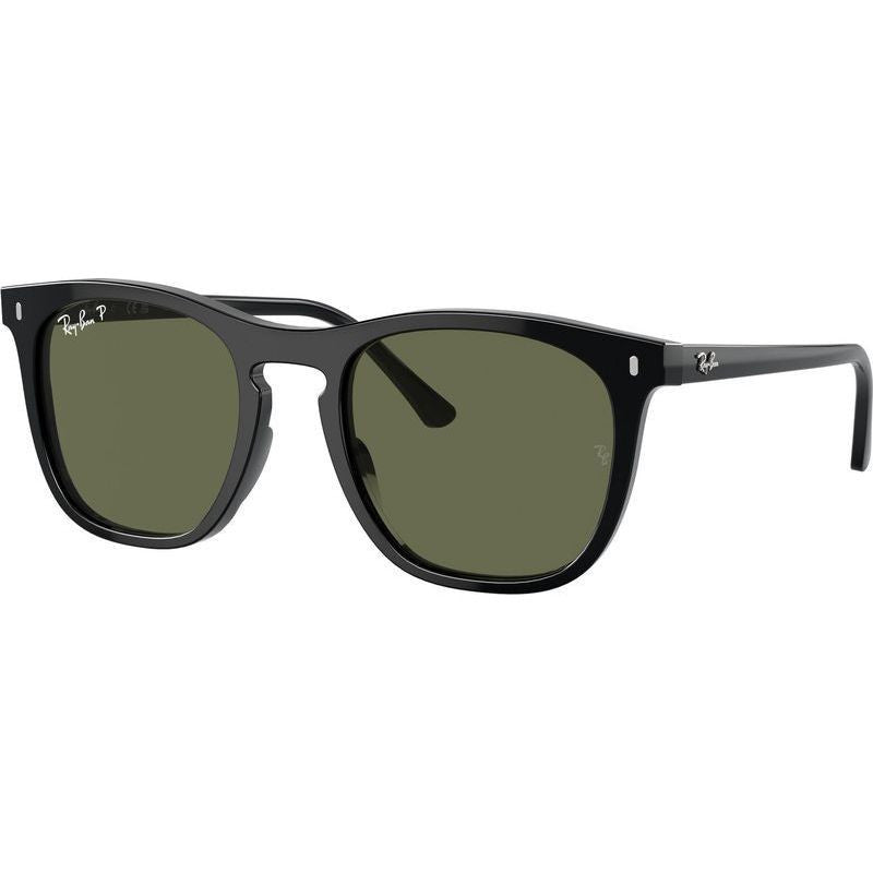 RB2210F, Black/Green Polarised Glass Lenses