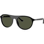 RB2215, Black/Green Glass Lenses 56 Eye Size