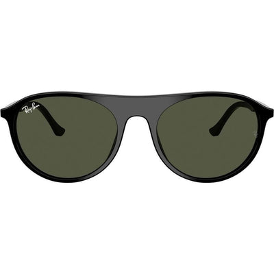 RB2215, Black/Green Glass Lenses 56 Eye Size