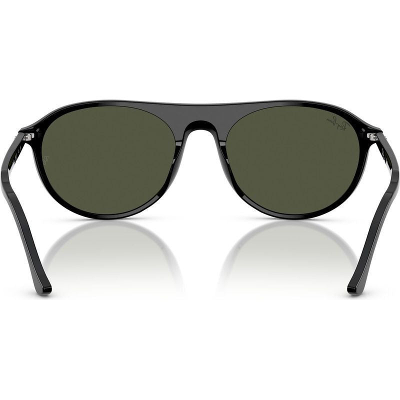 RB2215, Black/Green Glass Lenses 56 Eye Size