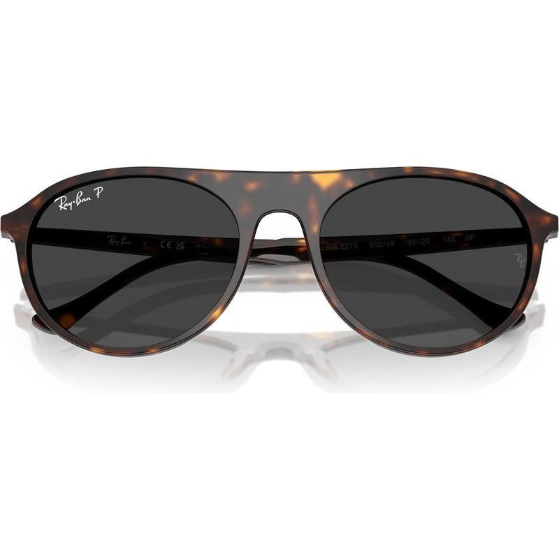 RB2215, Havana/Black Glass Polarised Lenses 56 Eye Size