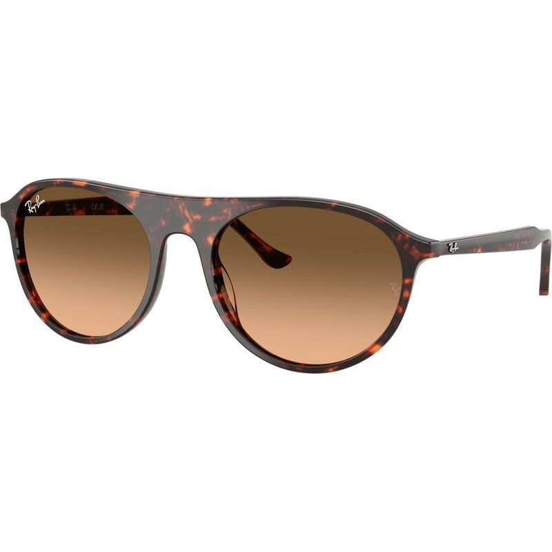 RB2215, Havana Red Tortoiseshell/Black Pink Gradient Glass Lenses 56 Eye Size