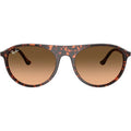 RB2215, Havana Red Tortoiseshell/Black Pink Gradient Glass Lenses 56 Eye Size