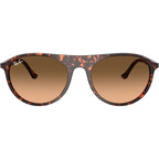 RB2215, Havana Red Tortoiseshell/Black Pink Gradient Glass Lenses 56 Eye Size