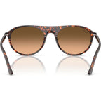 RB2215, Havana Red Tortoiseshell/Black Pink Gradient Glass Lenses 56 Eye Size