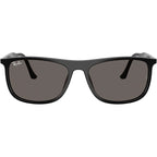RB2216, Black/Dark Grey Glass Lenses 58 Eye Size