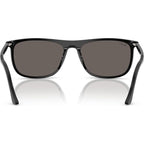 RB2216, Black/Dark Grey Glass Lenses 58 Eye Size
