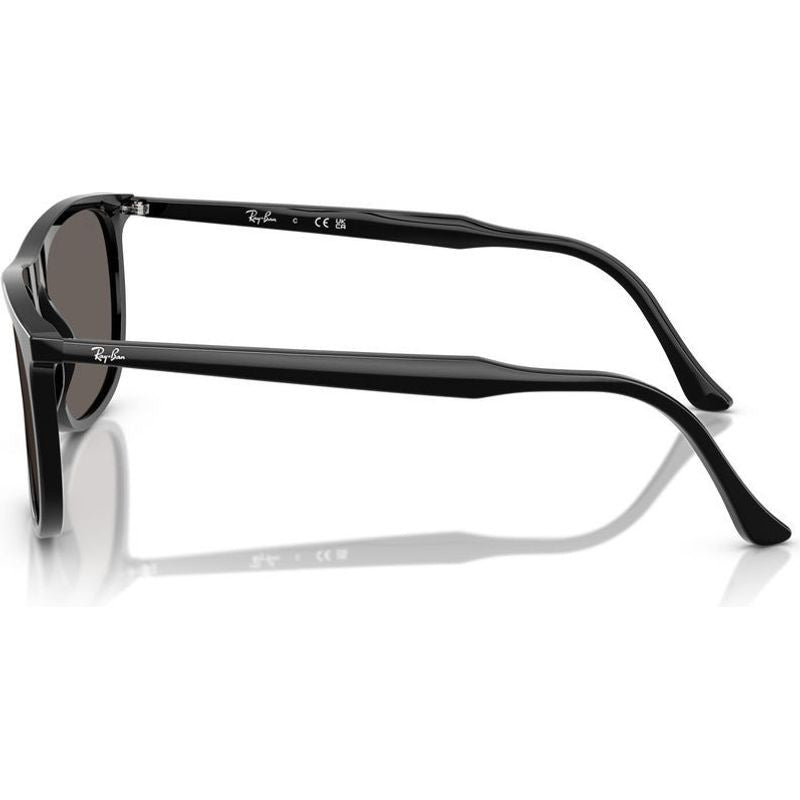 RB2216, Black/Dark Grey Glass Lenses 58 Eye Size