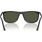 RB2216, Black/Green Glass Lenses 58 Eye Size