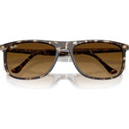 RB2216, Havana Yellow Tortoiseshell/Brown Gradient Glass Lenses 58 Eye Size