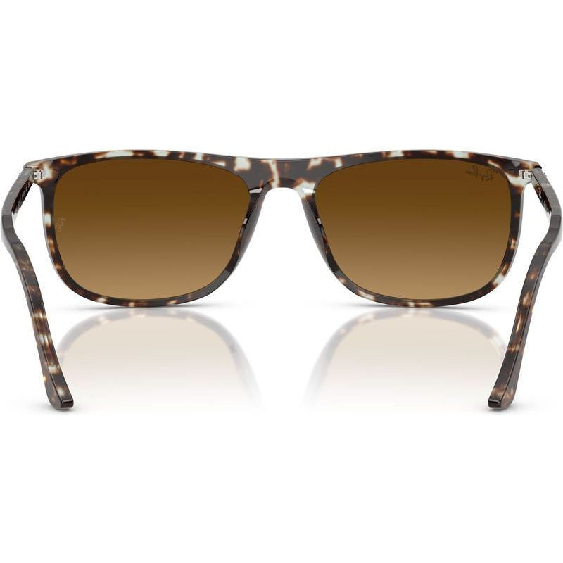 RB2216, Havana Yellow Tortoiseshell/Brown Gradient Glass Lenses 58 Eye Size