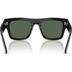 RB2217M, Black/Dark Green Lenses