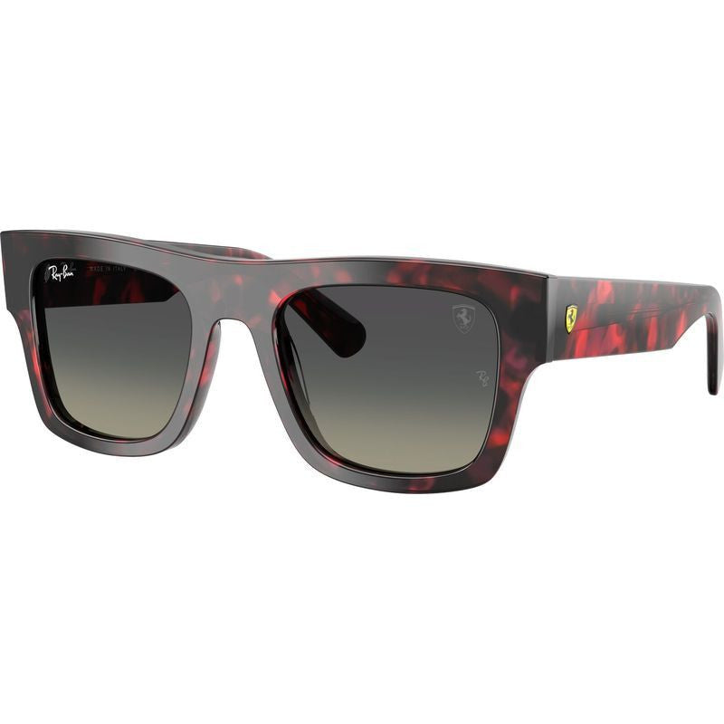 RB2217M, Red Havana/Grey Gradient Lenses