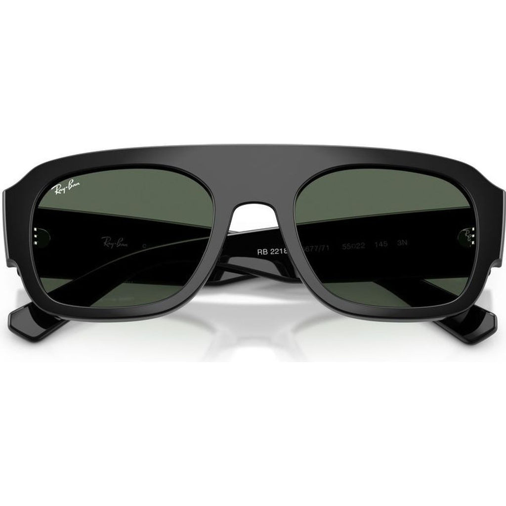 RB2218, Black/Dark Green Lenses