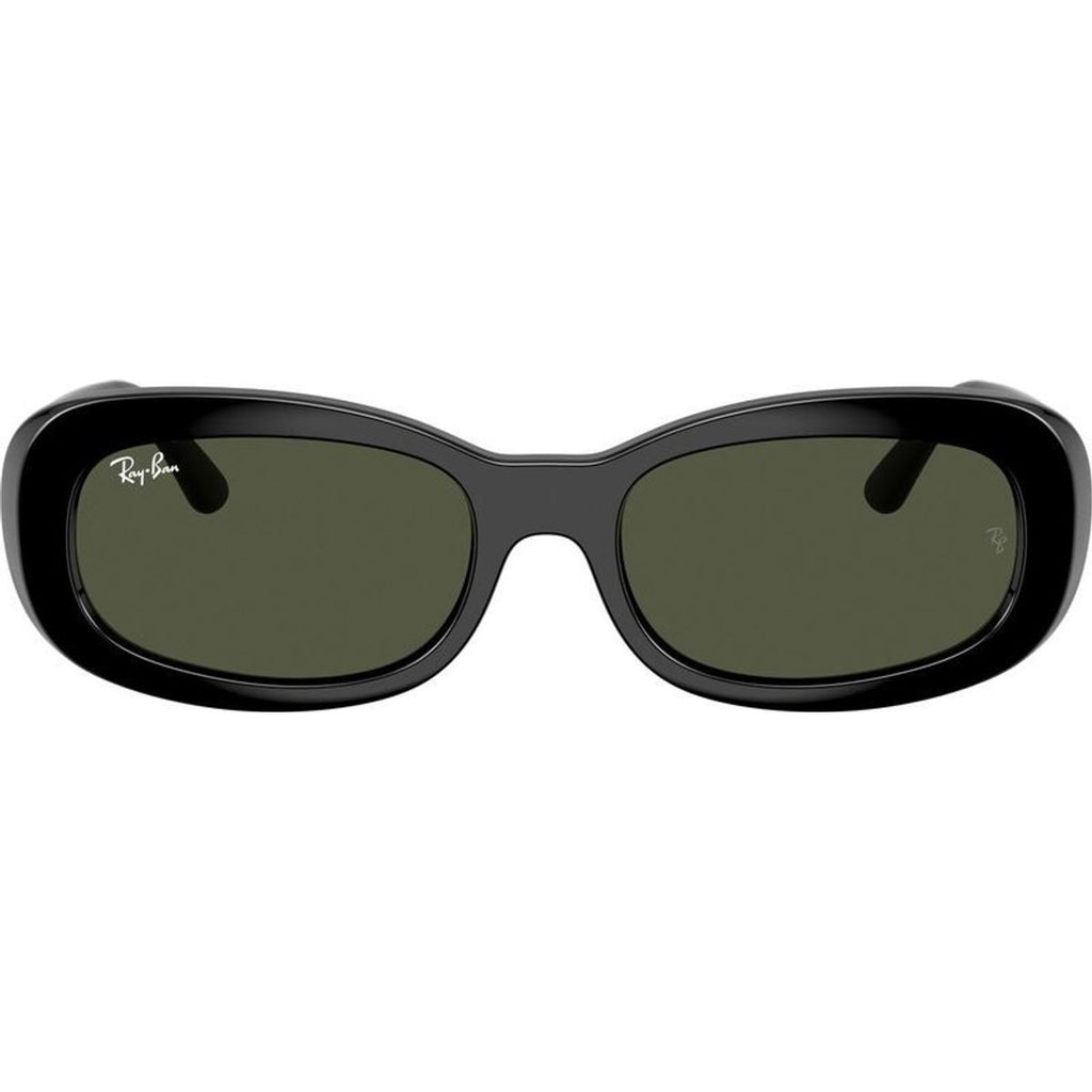 RB2221, Black/Green Glass Lenses 56 Eye Size
