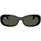 RB2221, Black/Green Glass Lenses 56 Eye Size