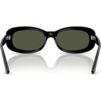 RB2221, Black/Green Glass Lenses 53 Eye Size