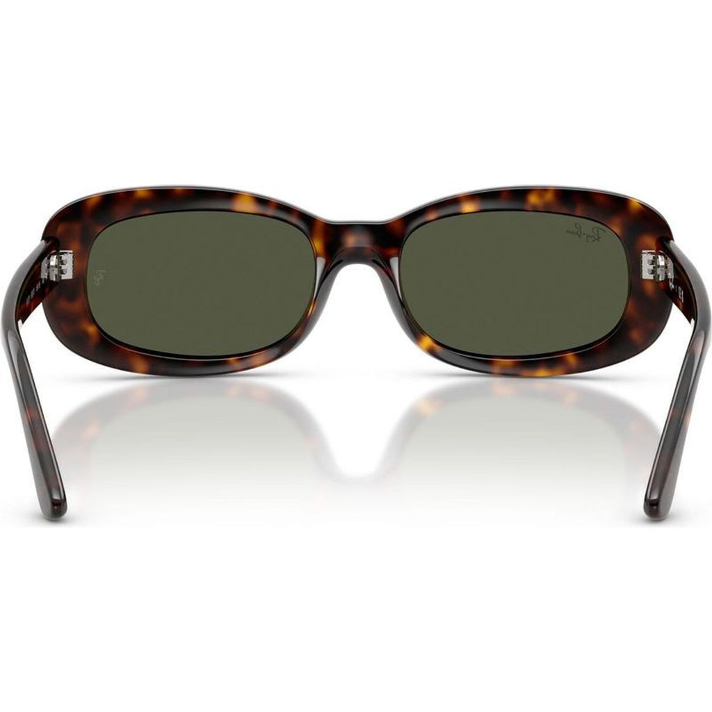 RB2221, Havana/Green Glass Lenses 56 Eye Size