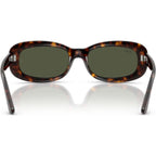 RB2221, Havana/Green Glass Lenses 56 Eye Size