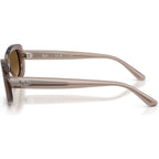 RB2221, Transparent Beige/Brown Gradient Polarised Glass Lenses 56 Eye Size