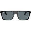 RB2222, Black/Dark Blue Polarised Glass Lenses 57 Eye Size