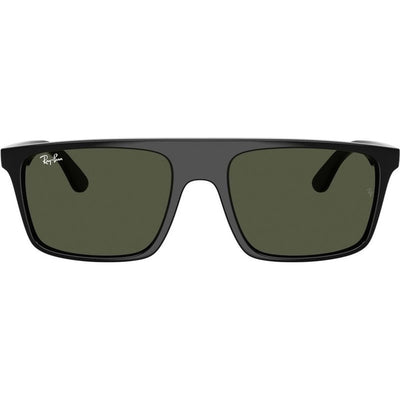 RB2222, Black/Green Glass Lenses 57 Eye Size