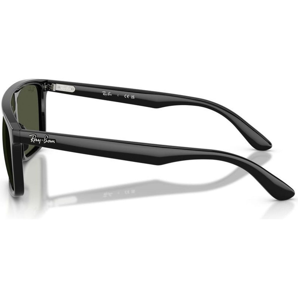 RB2222, Black/Green Glass Lenses 57 Eye Size