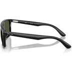 RB2222, Black/Green Glass Lenses 57 Eye Size