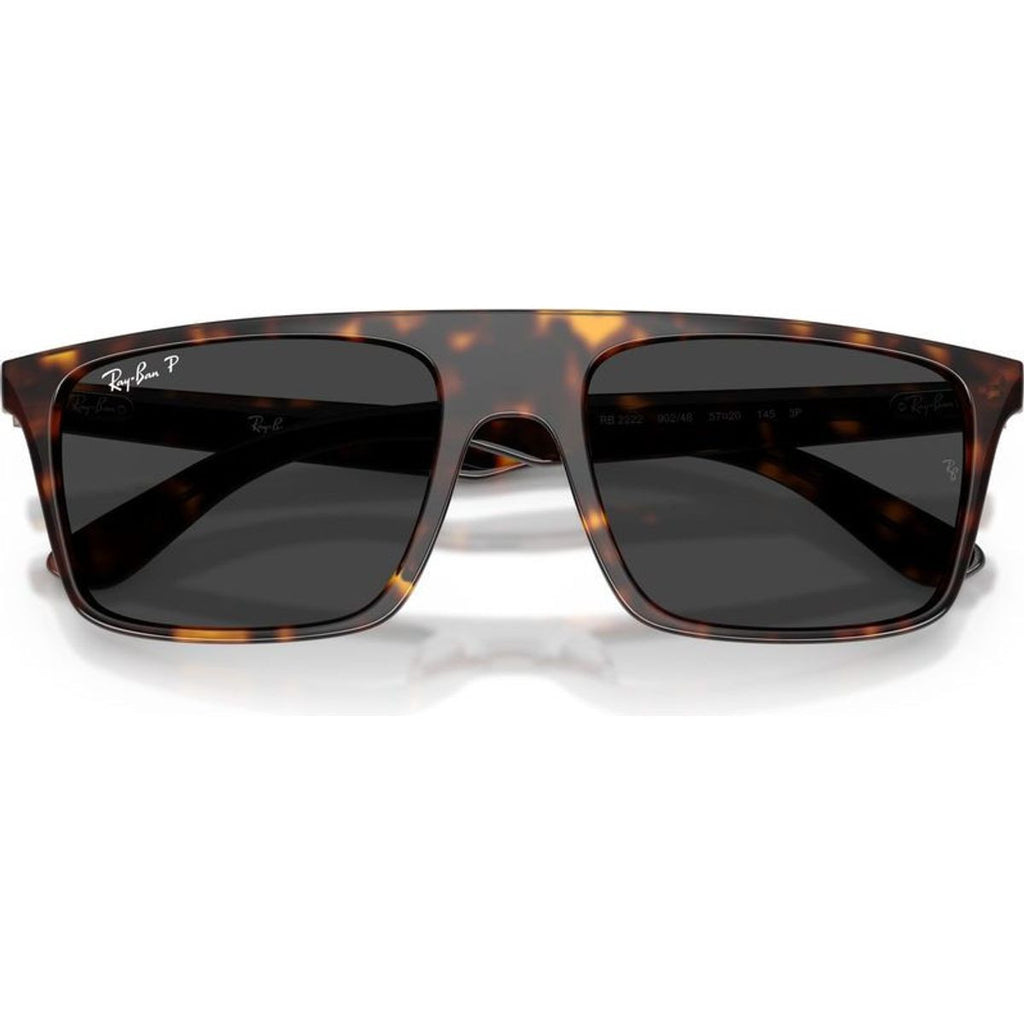 RB2222, Havana/Black Polarised Glass Lenses 55 Eye Size