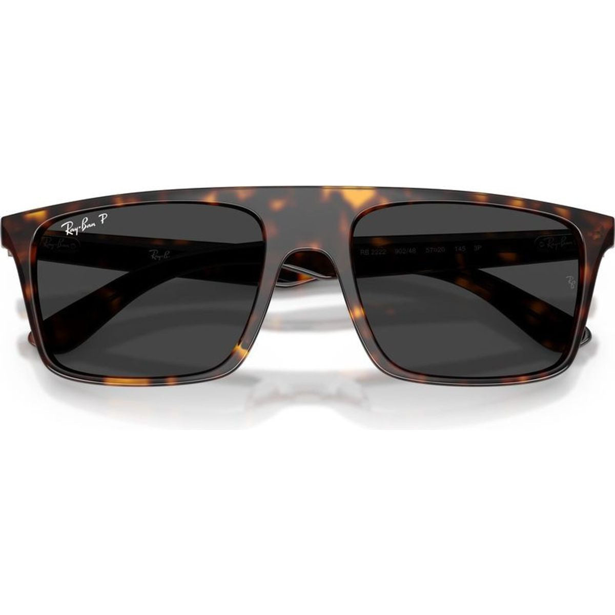 RB2222, Havana/Black Polarised Glass Lenses 55 Eye Size