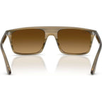 RB2222, Striped Green/Brown Gradient Glass Lenses 57 Eye Size