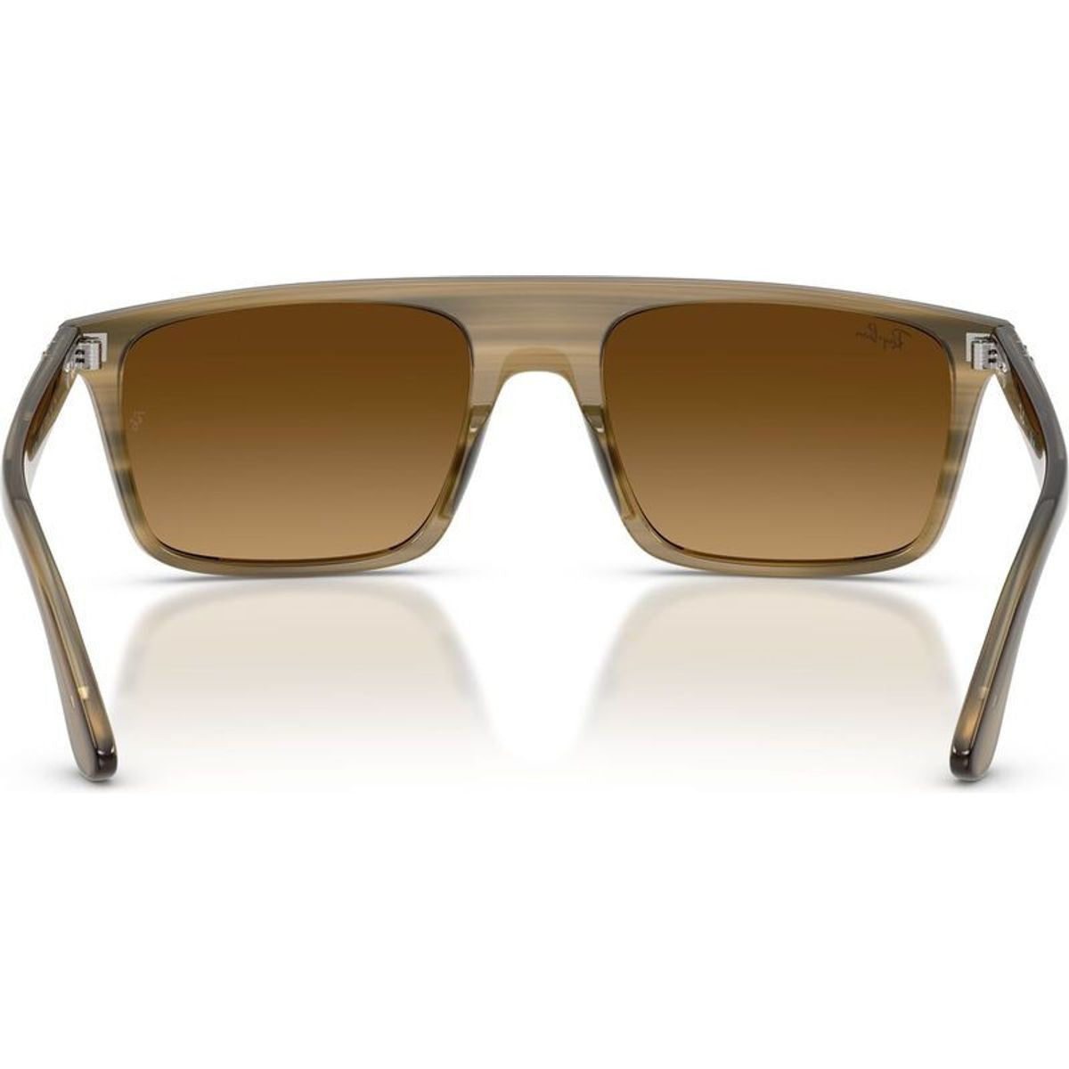RB2222, Striped Green/Brown Gradient Glass Lenses 57 Eye Size