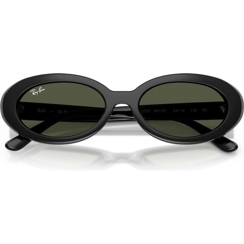RB2223, Black/Green Glass Lenses