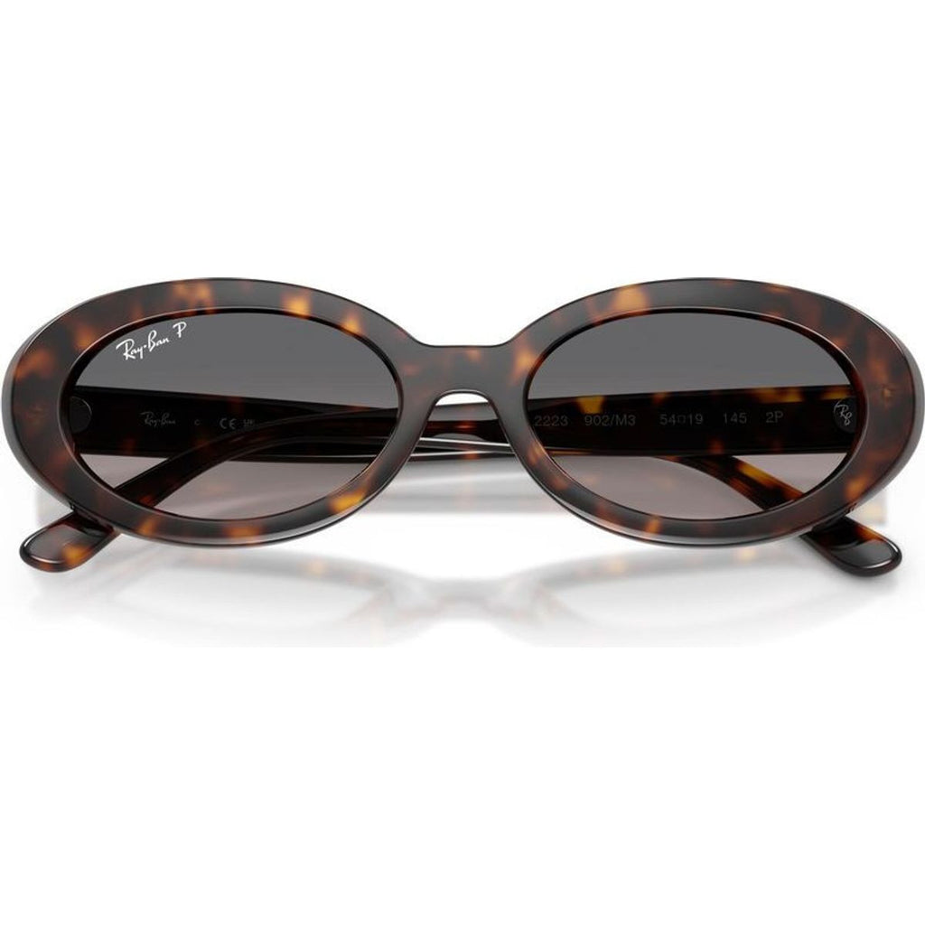 RB2223, Havana/Grey Gradient Polarised Glass Lenses