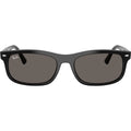 RB2224, Black/Dark Grey Glass Lenses 57 Eye Size