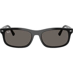 RB2224, Black/Dark Grey Glass Lenses 57 Eye Size