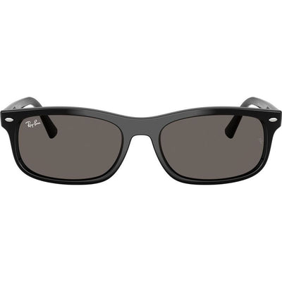RB2224, Black/Dark Grey Glass Lenses 57 Eye Size