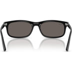 RB2224, Black/Dark Grey Glass Lenses 57 Eye Size