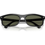 RB2224, Black/Green Polarised Glass Lenses 60 Eye Size