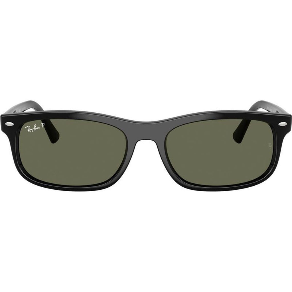 RB2224, Black/Green Polarised Glass Lenses 60 Eye Size