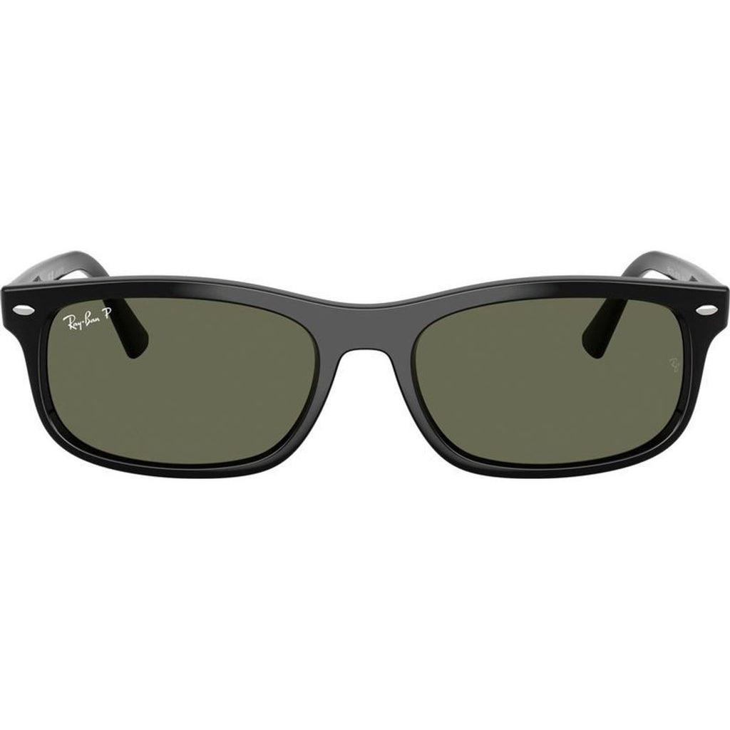 RB2224, Black/Green Polarised Glass Lenses 57 Eye Size