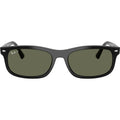 RB2224, Black/Green Polarised Glass Lenses 57 Eye Size